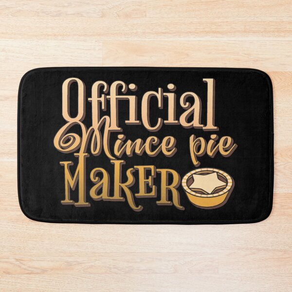Item preview, Official Mince Pie Maker, Fun Slogan For All Mince pie Makers, Ombre Design Black Base designed and sold by TrulyEpoque.
