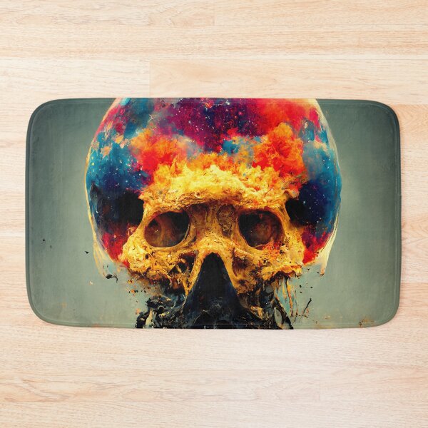 Item preview, Cosmic post apocalyptic skull as an abstract art form designed and sold by PM-Artistic.