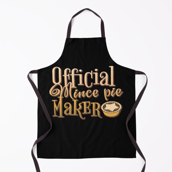 Item preview, Official Mince Pie Maker, Fun Slogan For All Mince pie Makers, Ombre Design Black Base designed and sold by TrulyEpoque.