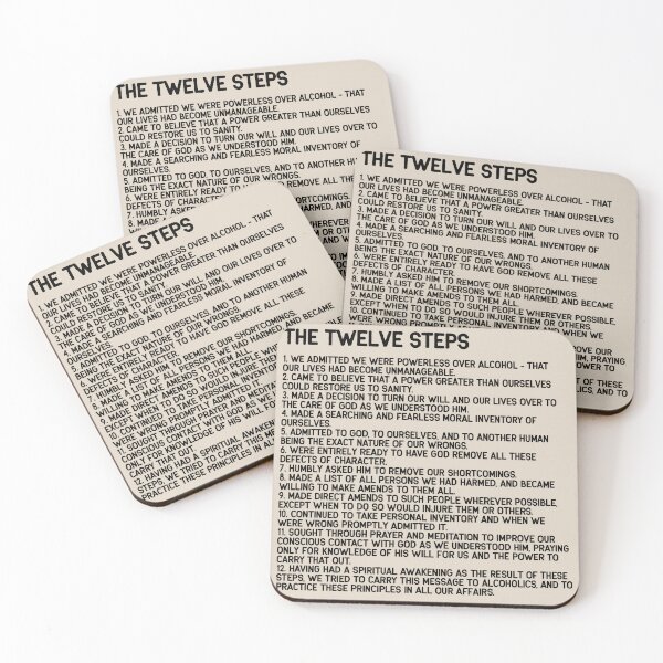 Item preview, 12 Angry Steps | Alcoholics Anonymous designed and sold by DannyVFilth.