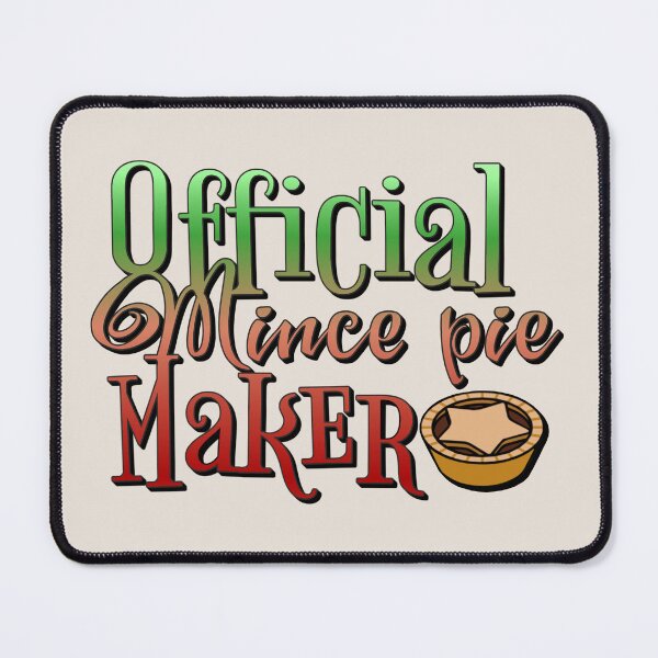 Item preview, Official Mince Pie Maker, Fun Slogan For All Mince pie Makers, Christmas Ombre Design designed and sold by TrulyEpoque.