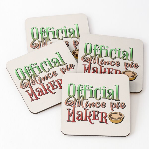 Item preview, Official Mince Pie Maker, Fun Slogan For All Mince pie Makers, Christmas Ombre Design designed and sold by TrulyEpoque.