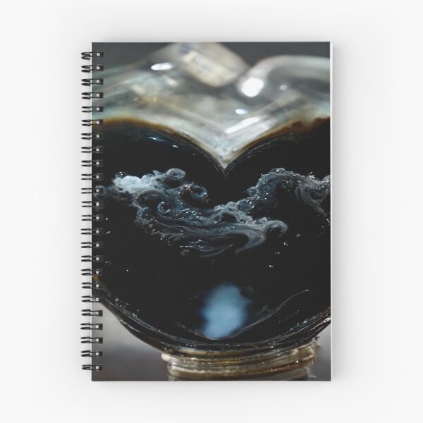 Item preview, Black Broken Heart Art in Sunset /  Broken Hearts Unwind Designs designed and sold by Unwind-Art-Work.