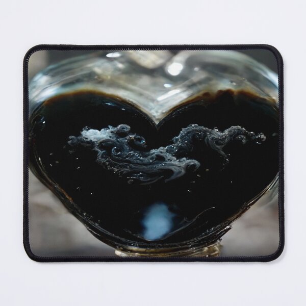 Item preview, Black Broken Heart Art in Sunset /  Broken Hearts Unwind Designs designed and sold by Unwind-Art-Work.