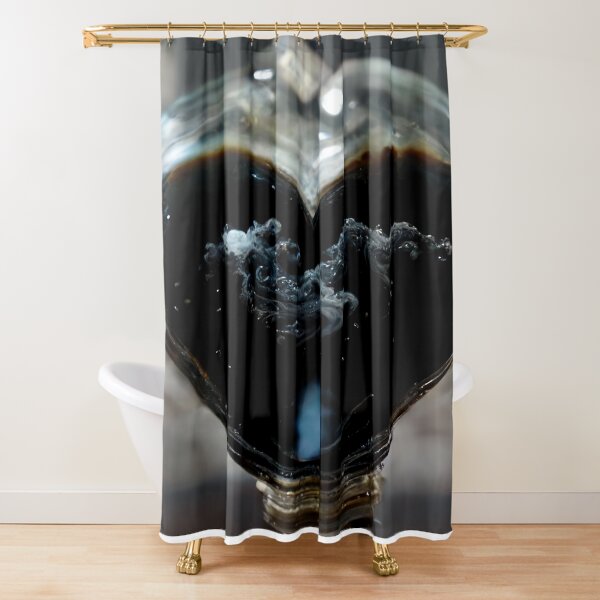 Item preview, Black Broken Heart Art in Sunset /  Broken Hearts Unwind Designs designed and sold by Unwind-Art-Work.