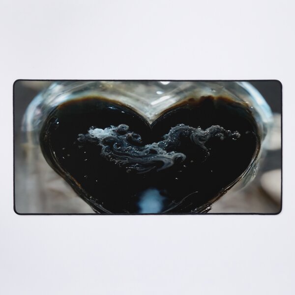 Item preview, Black Broken Heart Art in Sunset /  Broken Hearts Unwind Designs designed and sold by Unwind-Art-Work.