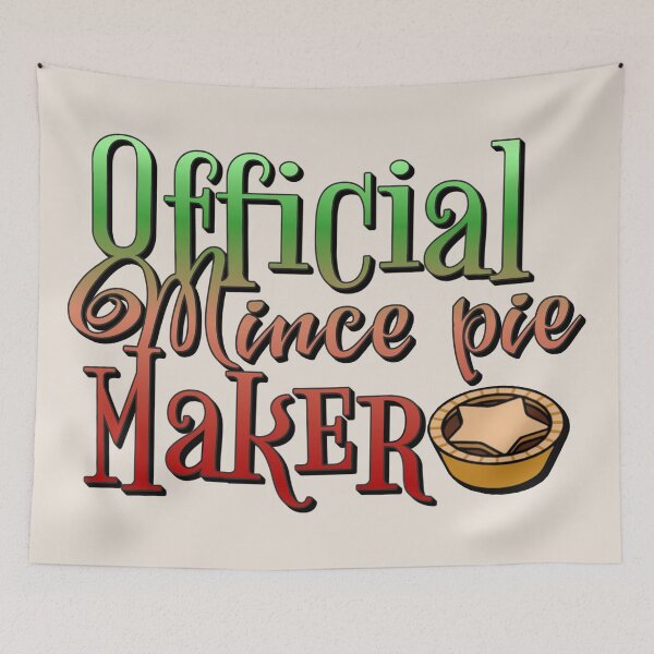 Item preview, Official Mince Pie Maker, Fun Slogan For All Mince pie Makers, Christmas Ombre Design designed and sold by TrulyEpoque.