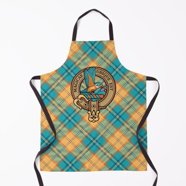 Item preview, Kingfisher Crest over Tartan designed and sold by sifis.