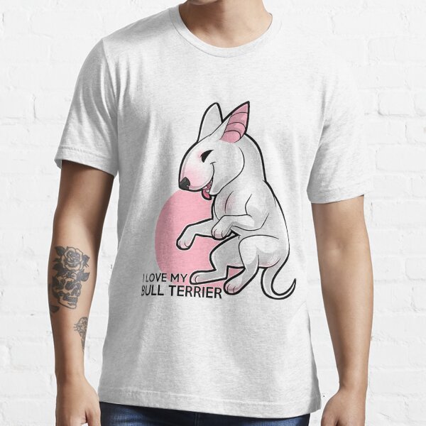 Item preview, I Love My Bull Terrier! designed and sold by Draikinator.