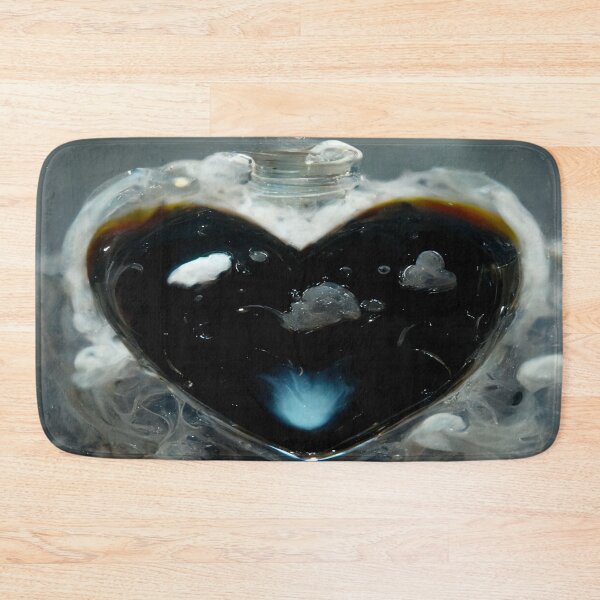 Item preview, Black Broken Heart Art in Sunset /  Broken Hearts Unwind Designs designed and sold by Unwind-Art-Work.