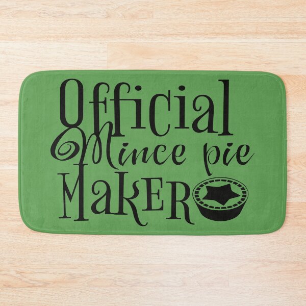 Item preview, Official Mince Pie Maker, Fun Slogan For All Mince pie Makers, Black Text designed and sold by TrulyEpoque.