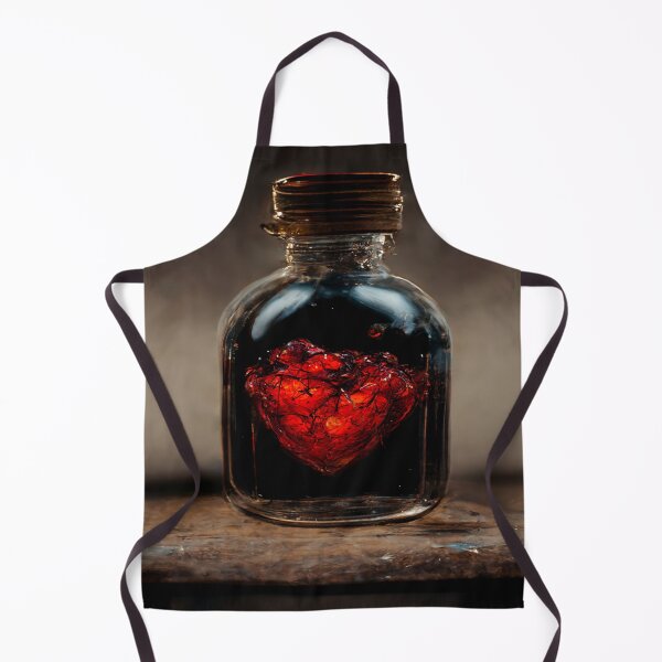 Item preview, Black Broken Heart Art in Sunset / Broken Hearts Unwind Designs designed and sold by Unwind-Art-Work.