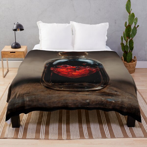 Item preview, Black Broken Heart Art in Sunset /  Broken Hearts Unwind Designs designed and sold by Unwind-Art-Work.