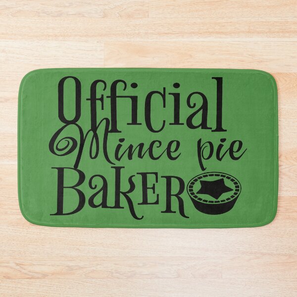 Item preview, Official Mince Pie Baker, Fun Slogan For All Mince pie Makers, Black Text designed and sold by TrulyEpoque.