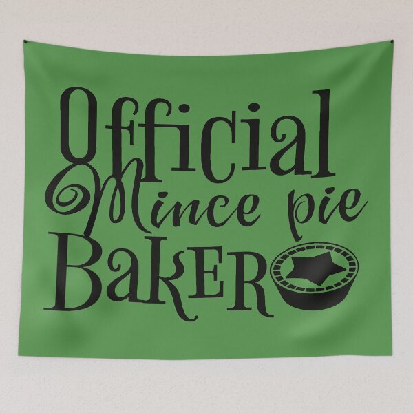 Item preview, Official Mince Pie Baker, Fun Slogan For All Mince pie Makers, Black Text designed and sold by TrulyEpoque.