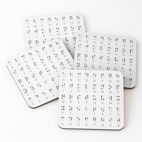 Item preview, Braille alphabet for the blind infographic with instructions designed and sold by Iris Luckhaus.