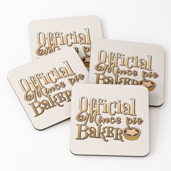 Item preview, Official Mince Pie Baker, Fun Slogan For All Mince pie Makers, Ombre Text designed and sold by TrulyEpoque.