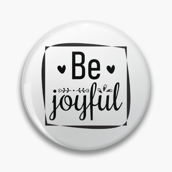 Item preview, Be Joyful Quote designed and sold by BlueZenStudio.