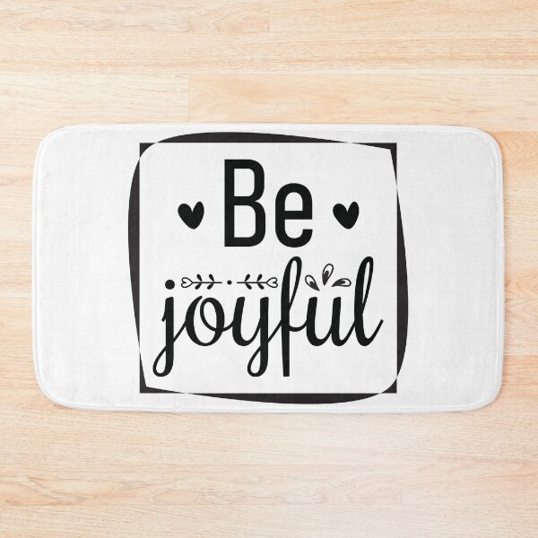 Item preview, Be Joyful Quote designed and sold by BlueZenStudio.