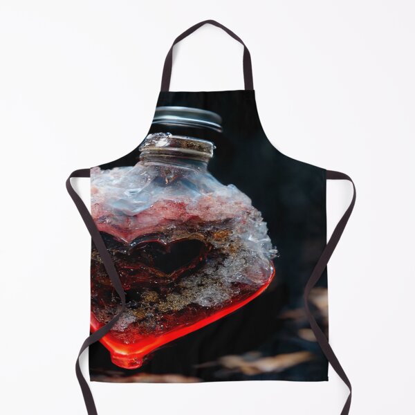 Item preview, Broken Frozen Heart Art In A Bottle / Broken Hearts Unwind Designs designed and sold by Unwind-Art-Work.