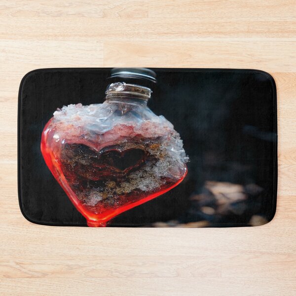 Item preview, Broken Frozen Heart Art In A Bottle  /  Broken Hearts Unwind Designs designed and sold by Unwind-Art-Work.