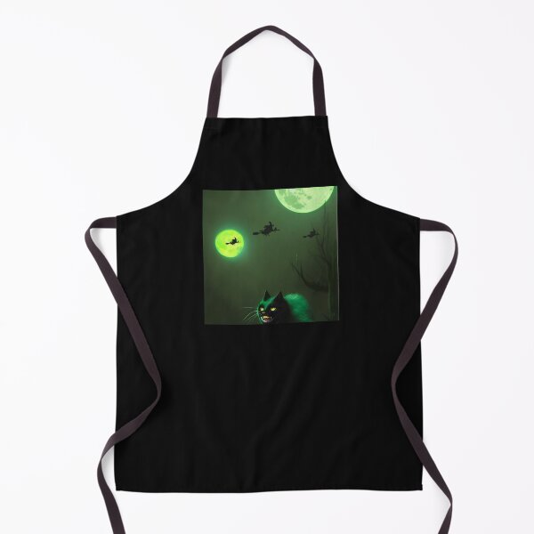 Item preview, VERY UNHAPPY CAT WATCHES 3 WITCHES FLY PAST designed and sold by sailorsam1805.
