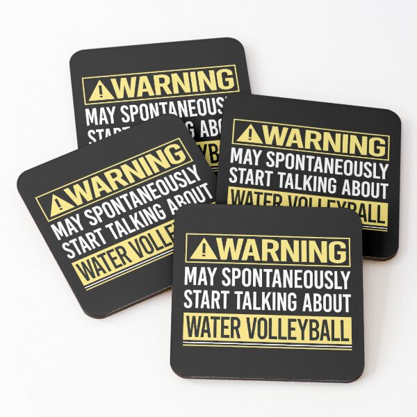 Item preview, Warning About Water Volleyball designed and sold by WrightTrouble.