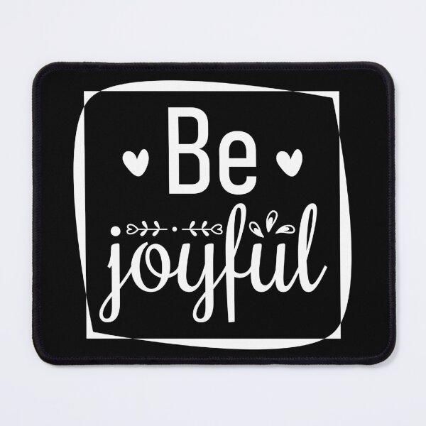 Item preview, Be Joyful Quote designed and sold by BlueZenStudio.