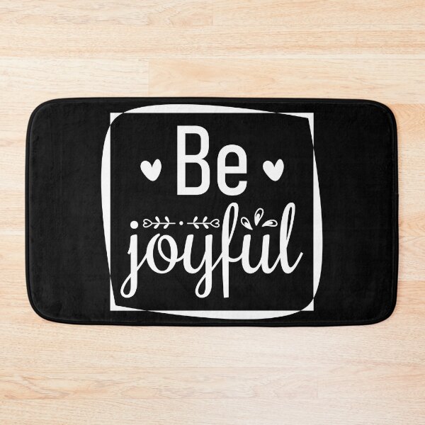 Item preview, Be Joyful Quote designed and sold by BlueZenStudio.