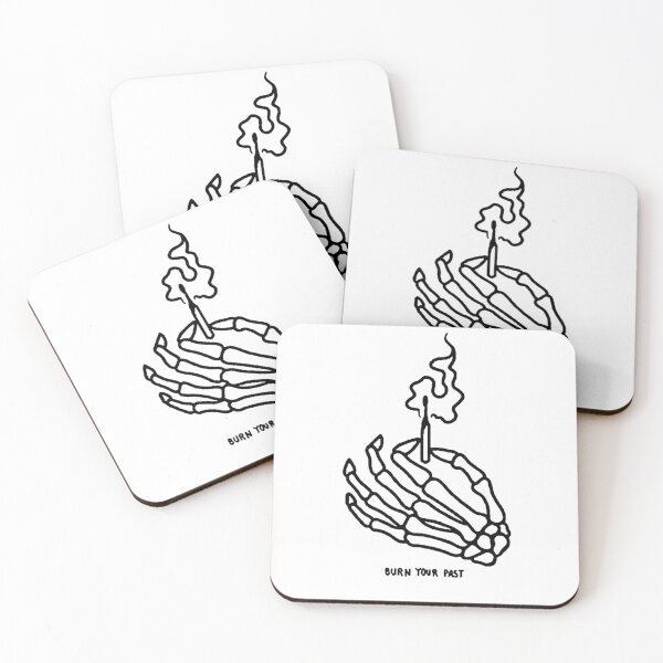 Item preview, BURN YOUR PAST black / Cool and Funny quotes designed and sold by DRK7DSGN.