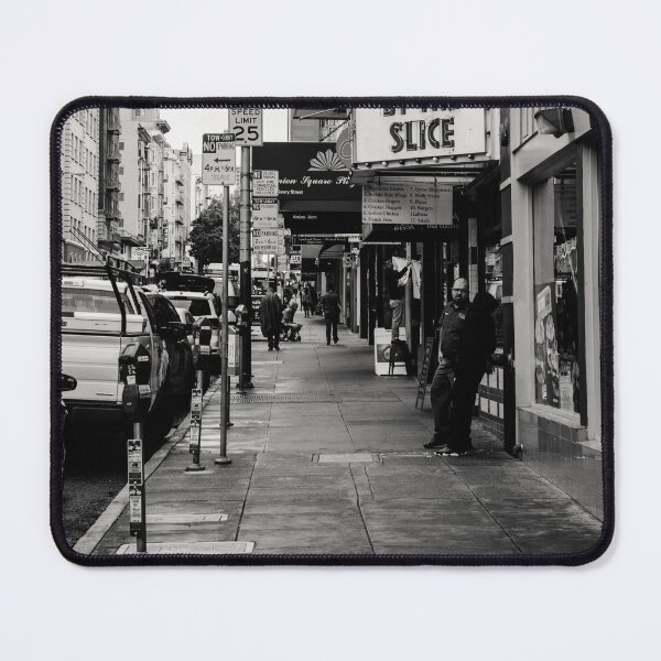 Item preview, Street Photograph of Busy Town designed and sold by AlderBlack.
