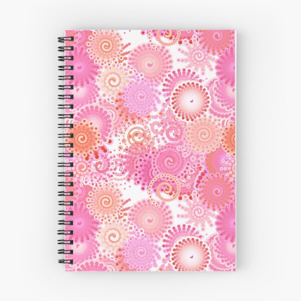 Artikelvorschau, Fractal Swirl Pattern, Schattierungen von Rosa und Koralle entworfen und verkauft von Marymarice.