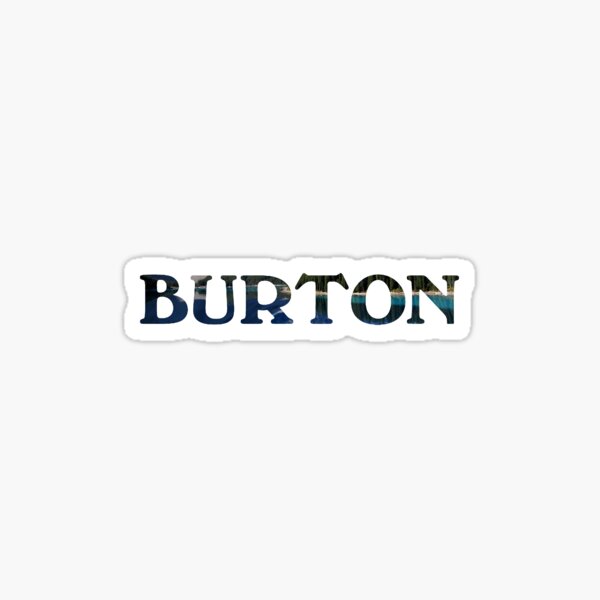 Burton Stickers Redbubble