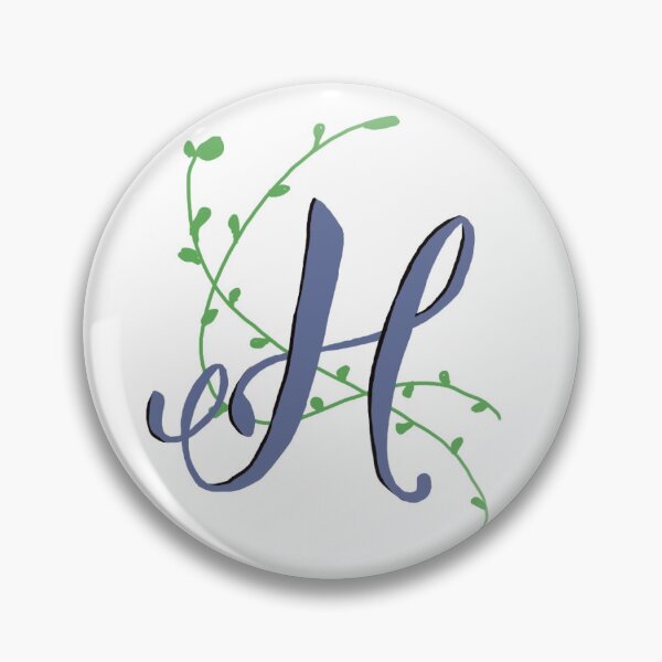 Item preview, Letter H initial monogram alphabet designed and sold by Antique-Gifts.