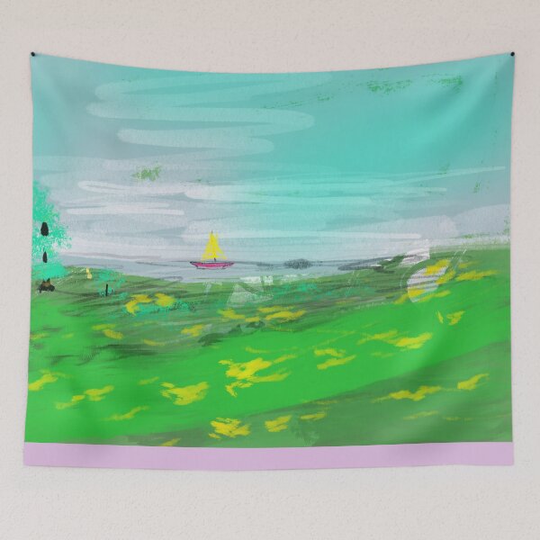 Item preview, Green Landscape designed and sold by starfishstuff.