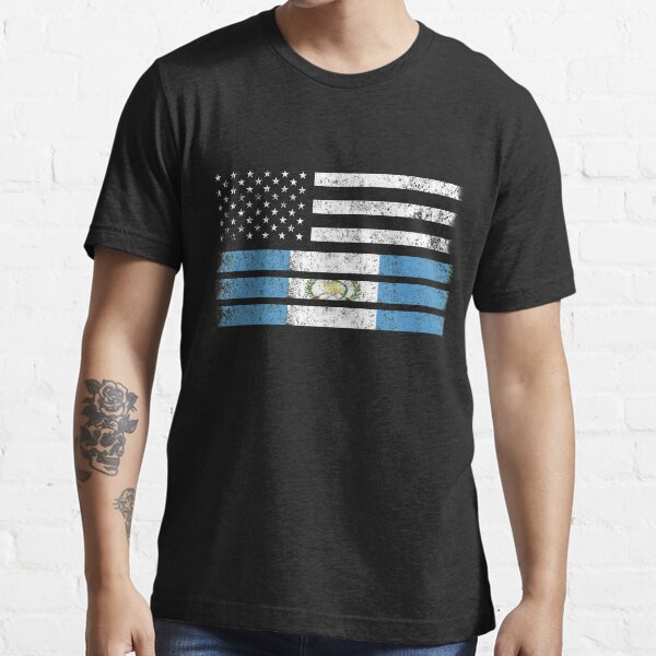 Bandera americana guatemalteca - camisa de los EEUU Guatemala Camiseta esencial