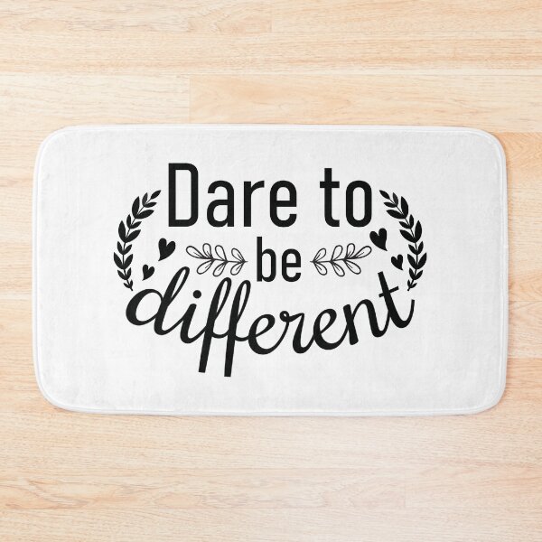 Item preview, Dare To Be Different Quote designed and sold by BlueZenStudio.