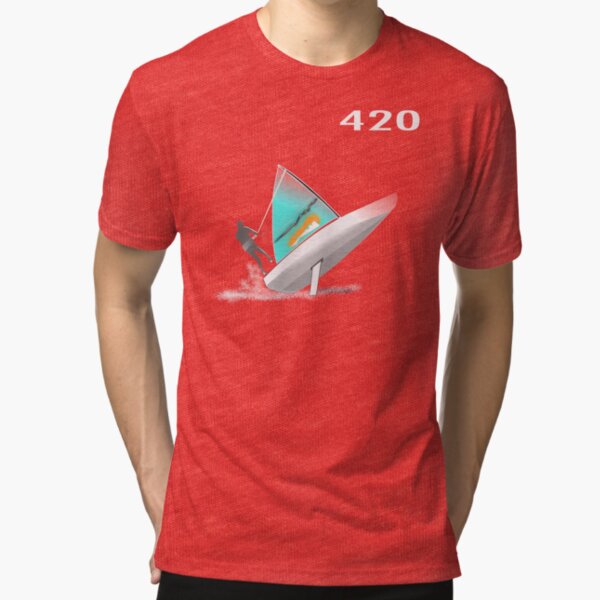 420-sailboat-01 Tri-blend T-Shirt
