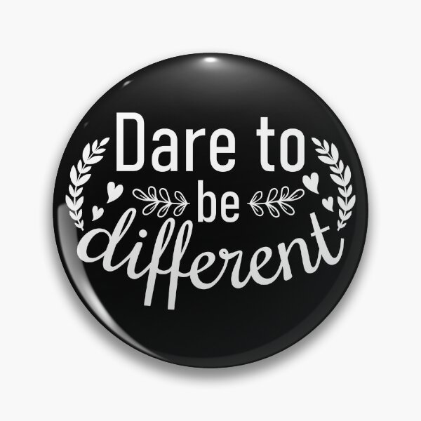 Item preview, Dare To Be Different Quote designed and sold by BlueZenStudio.