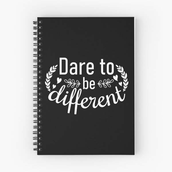 Item preview, Dare To Be Different Quote designed and sold by BlueZenStudio.