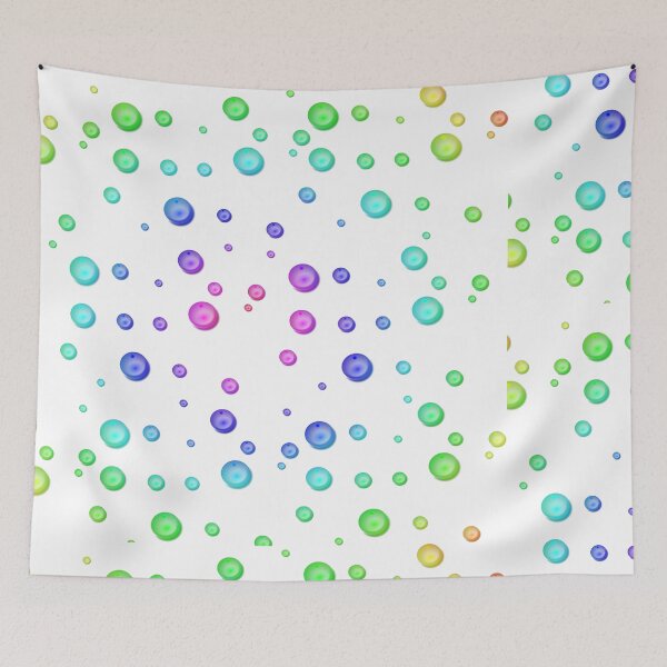 Item preview, colorful raindrops designed and sold by KRITERSart.