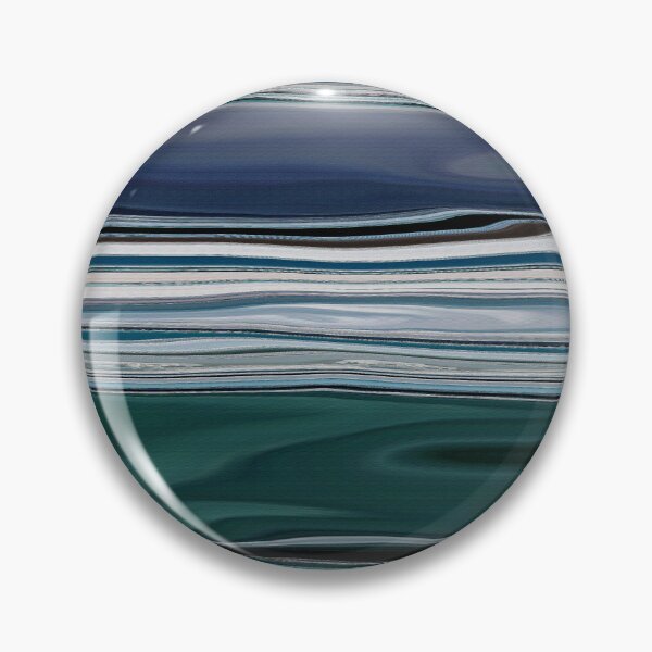 Item preview, Ocean Abstract Horizontal Stripes Beachy Vibes Beach House Décor Art 20 of 20  designed and sold by Beachy.