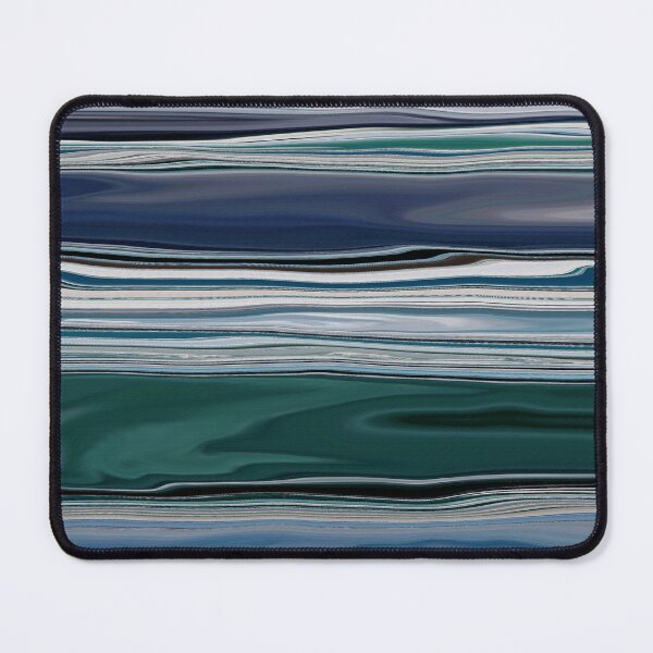 Item preview, Ocean Abstract Horizontal Stripes Beachy Vibes Beach House Décor Art 20 of 20  designed and sold by Beachy.