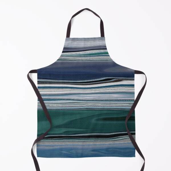 Item preview, Ocean Abstract Horizontal Stripes Beachy Vibes Beach House Décor Art 20 of 20 designed and sold by Beachy.
