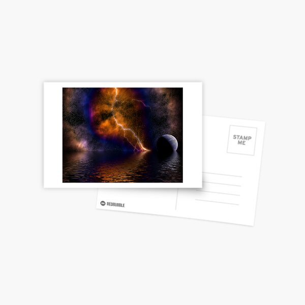 Nebula Storm Postcard