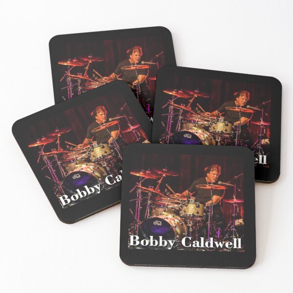 Item preview, Bobby Caldwell playing drums designed and sold by Captain Beyond.