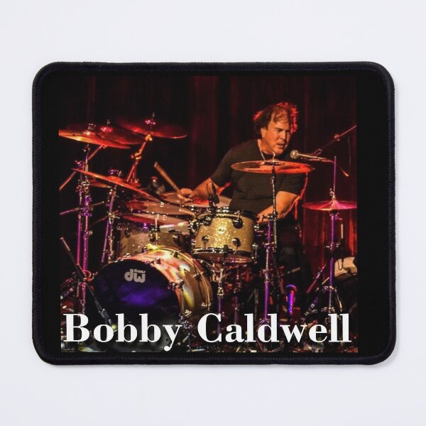 Item preview, Bobby Caldwell playing drums designed and sold by Captain Beyond.