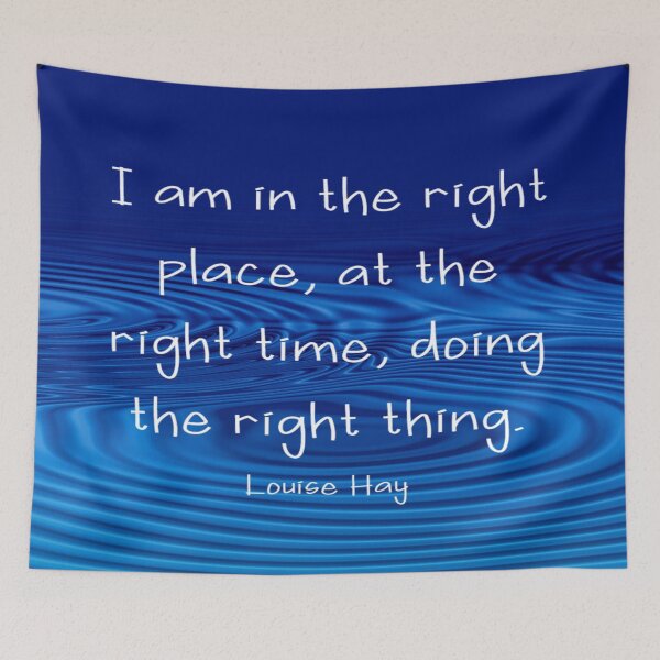 Item preview, Louise Hay Quote on the Right Timing designed and sold by Expandingyourreality.