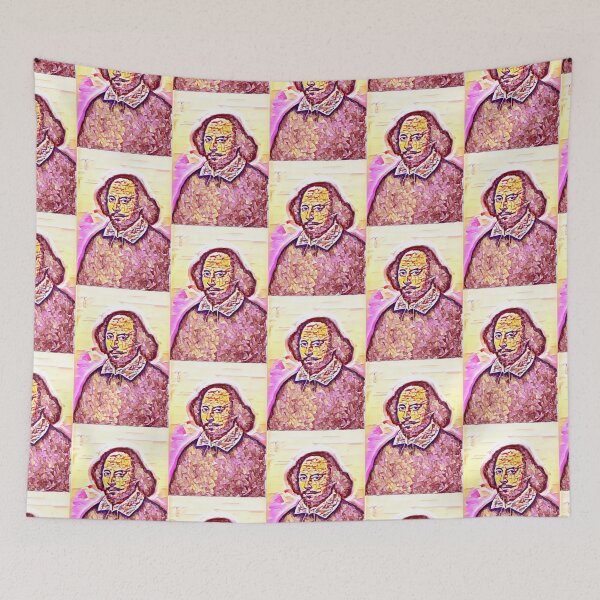 Artikelvorschau, William Shakespeare-Kunstwerk | William Shakespeare-Porträt | William Shakespeare Wandkunst entworfen und verkauft von Suyogsonar25.