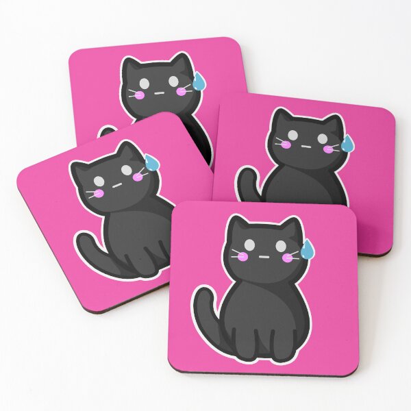 Item preview, Black Cat Nervous Cat designed and sold by GoobyCloud.